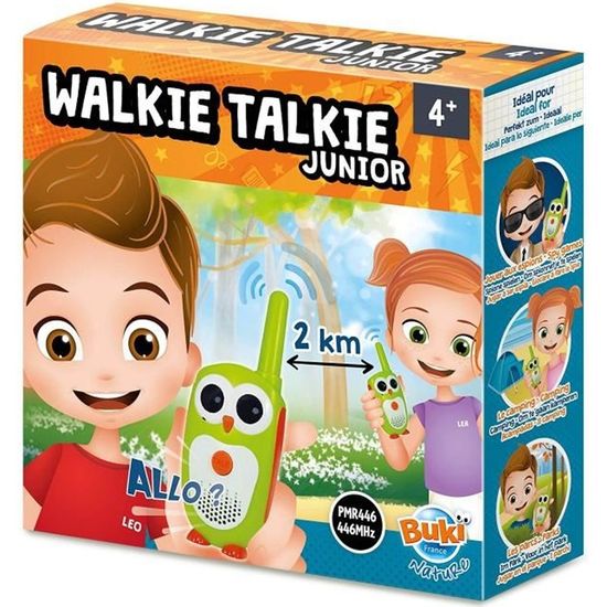 Talkie Walkie Junior - Buki - Vert - A partir de 4 ans - Mixte