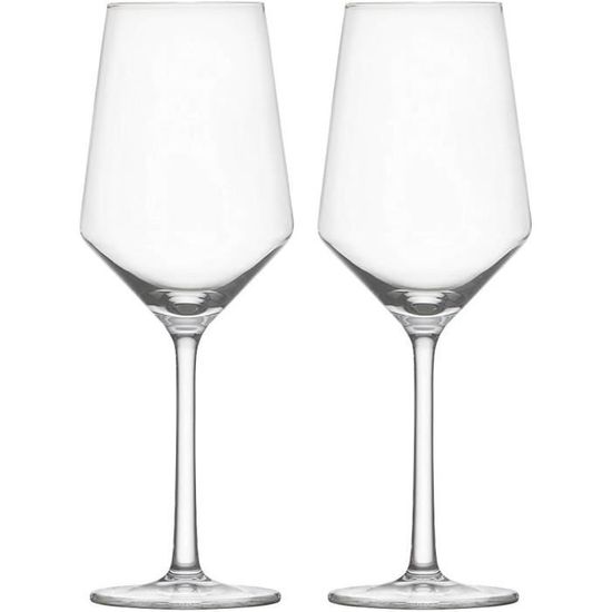 Lot De 4 Verres à Vin Blanc Fferone Margot - Soufflés à La Main, Cannelés, Tchéquie, Neufs Sans Boîte