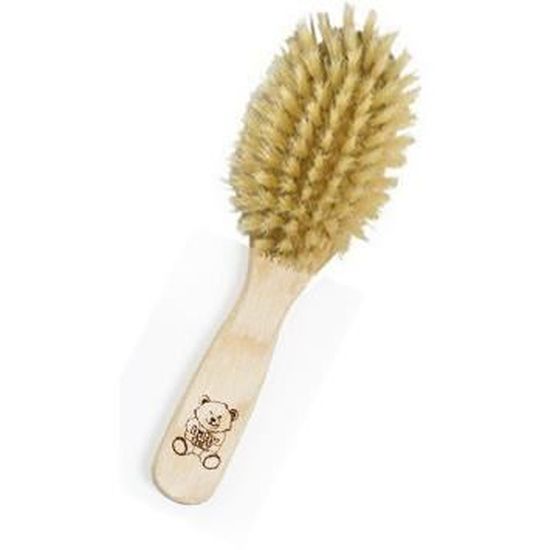 Brosse Bebe Frene Et Soie Naturelle Cdiscount Puericulture Eveil Bebe