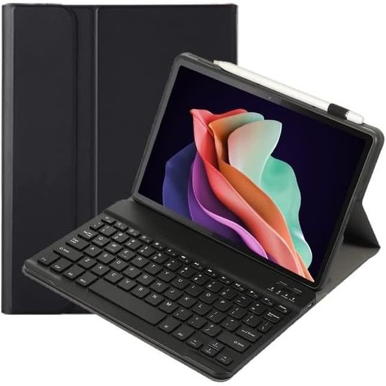Custodia In Pelle Di Agnello Per Huawei MatePad 11 2023 AHW13-AS, Ultrasottile Con Tastiera Bluetooth Staccabile A 3 Colori Retroilluminata, Touchpad E Ricarica USB-C