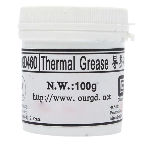 Pâte Thermique 30G HY410-TU20 - Graisse CPU Blanc - Conductivité 1,42 W/m-k - Qianqian56