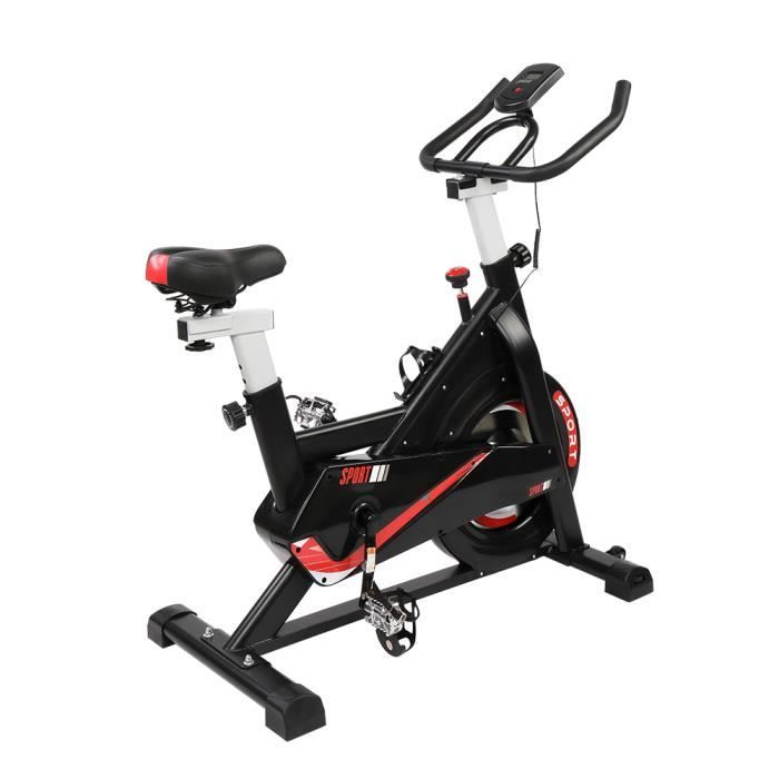 Vélo d'Appartement Magnétique - 8 niveaux de résistance réglables - Inertie 6 kg - Capteurs d'impulsion