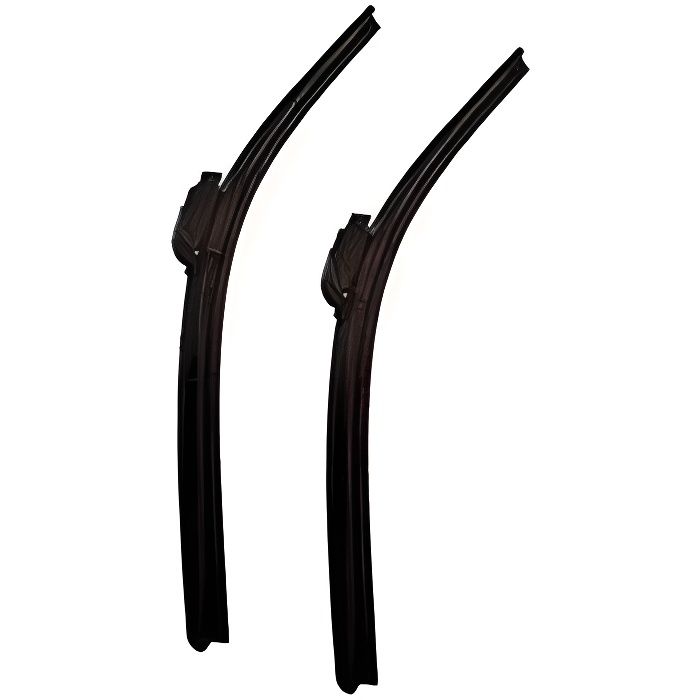Kit 2 Balais d'essuie-glaces pour PEUGEOT PARTNER II ph.1 2008-2012 Universel Flat 11 Adaptateurs.