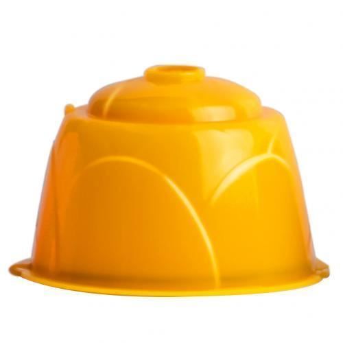 Nouvelle tasse de capsule de filtre à café rechargeable réutilisable en plastique pour café dolce gusto machines - Jaune