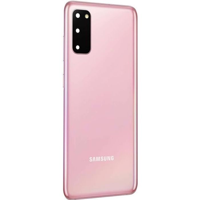 Cache Batterie Samsung Galaxy S20 Façade Arrière de Remplacement rose Rose