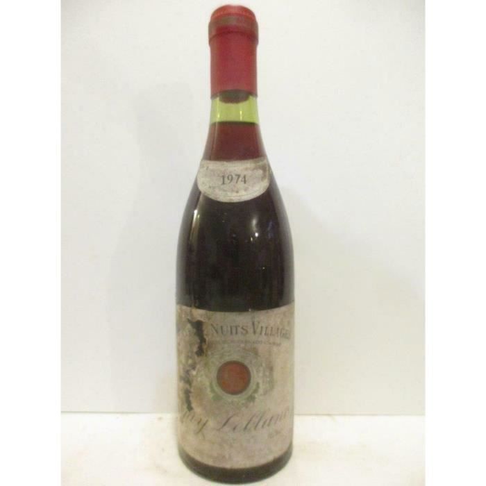 côte de nuits villages guy leblanc rouge 1974 - bourgogne