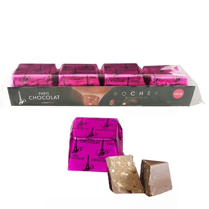 Paris Chocolat rocher chocolat lait - 4 x 40g