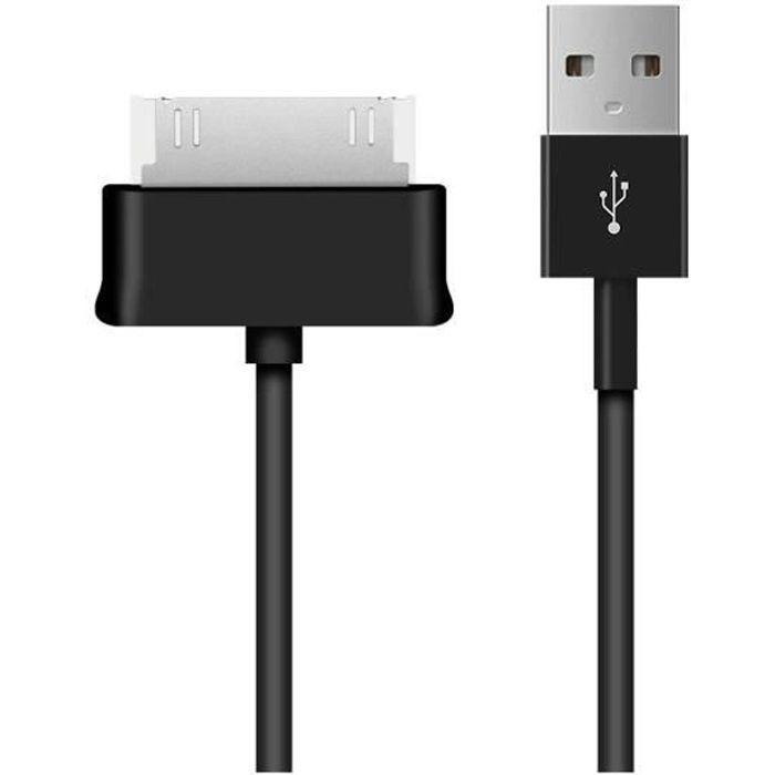 Cable de charge data USB chargeur rapide pour Samsung Galaxy Tab 2 10.1 GT-P5110 16GB Couleur Noir -Marque YuanYuan