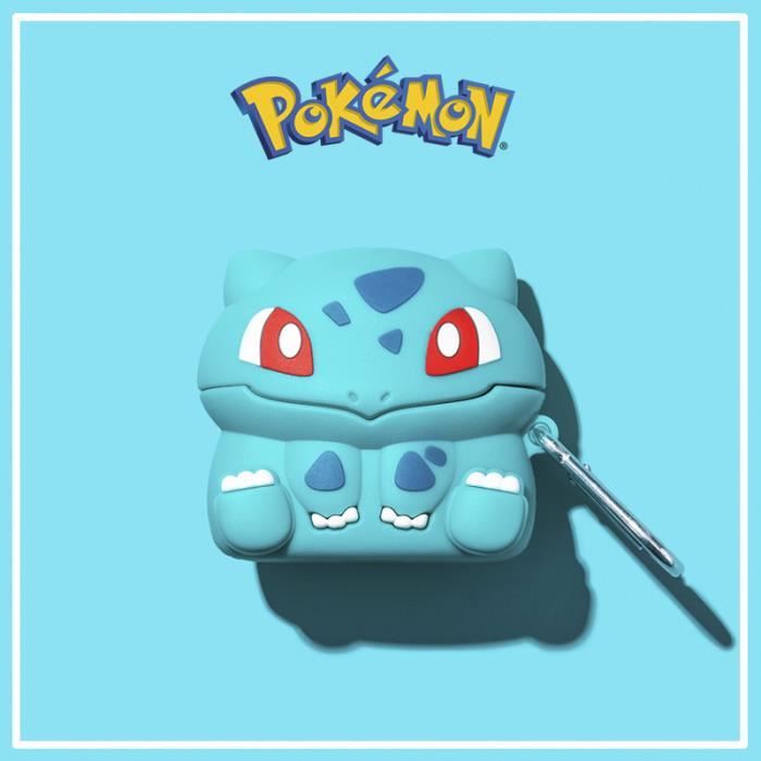 Housse Étui Coque pour AirPods 3 génération Nouveau écouteurs sans fil Pokémon Bleu claire