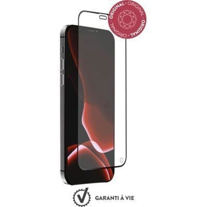 Protège-écran en verre organique Force Glass pour iPhone 12 Pro Max avec kit de pose exclusif