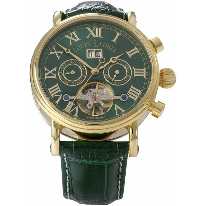 MONTRE HOMME Louis Lobel Le Duc. Remontage Automatique avec Date.u3532eb