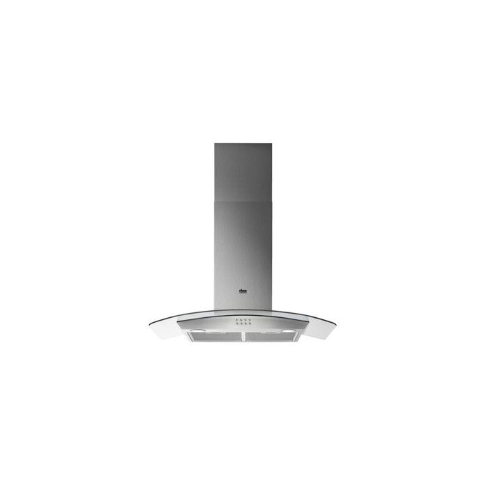 FAURE Hotte décorative murale Aspirante Inox Largeur 90cm Débit d'air 500 m3/h