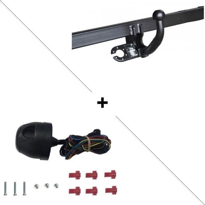 Attelage Renault Scenic 2 (Long 03/04-04/09) Col de cygne + faisceau universel 7 broches