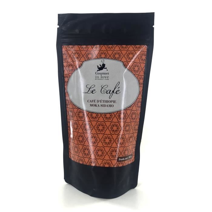 GOURMET IN LOVE Café Moka Sidamo D'Ethiopie Zip Pack - 100 g