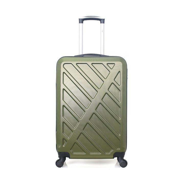 HERO – VALISE WEEK-END - ABS – 65cm – 4 roues – HIERRO – KAKI