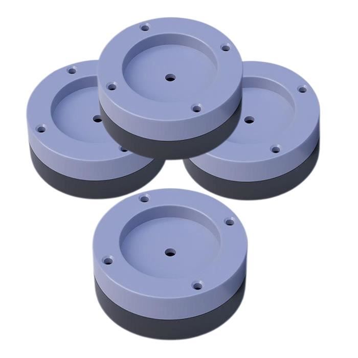 4x Tapis Anti-vibrations pour Lave-linge 1,5 cm
