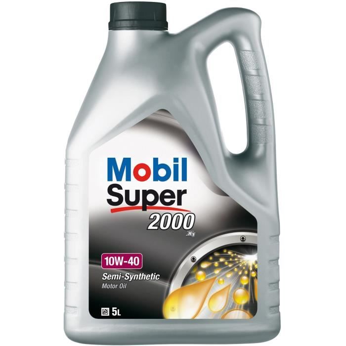 MOBIL Huile moteur semi-synthétique S2000 - 10W40 - 5 L