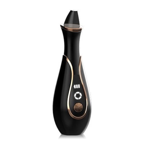 Aspirateur Point Noirs, Nettoyant de Pores Appareil de Beauté du Visage, 6 Sondes et 3 Modes kit Éliminer les Acnés Comédons-black