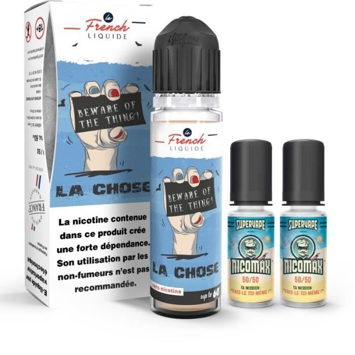 Le French LIQUIDE - 4x La Chose 50/50 40ML + 8 Booster 10ML