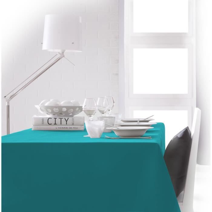 TODAY Nappe rectangulaire 140x200 cm - Bleu mer du sud