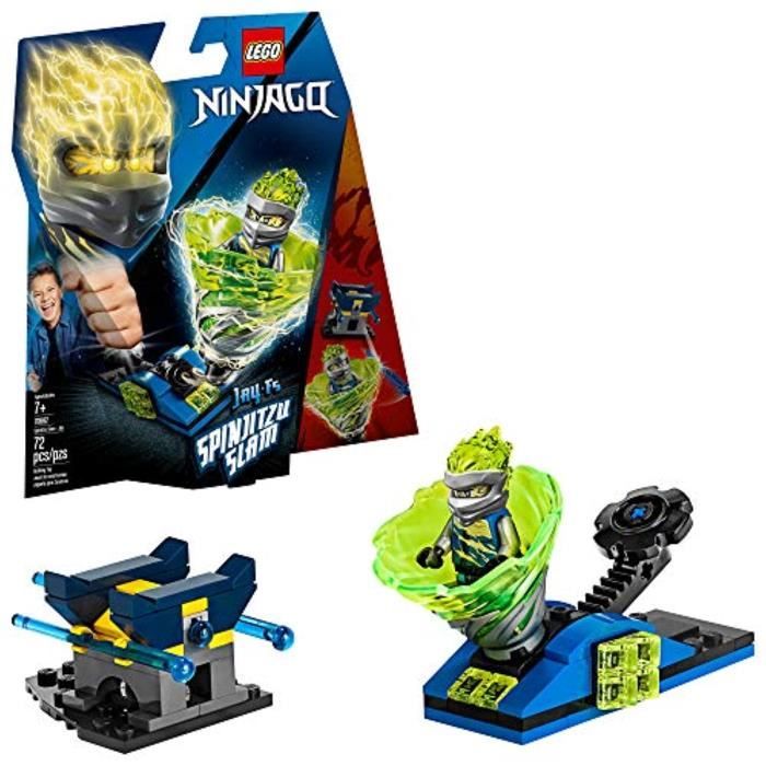 Jeu D'Assemblage LEGO OQ2GD Ninjago Spinjitzu Slam - Jay 70682 Kit de construction, nouveaux 2019 (72 Pieces