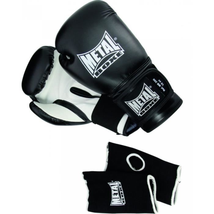 Kit gants boxe 8 oz + mitaines sous gants jr