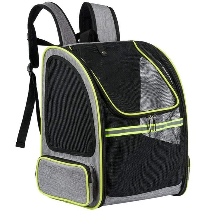 Sac A Dos De Transport Pour Animal De Compagnie Pour Les Petits Chiens Ou Les Chats Respirant De Chiot En Mesh Pour Les Voyages, A