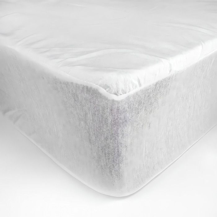 Protege matelas coton 2x90x200 cm MOLLETON imperméable pour lit à têtes et pieds relevables, par Soleil d'ocre