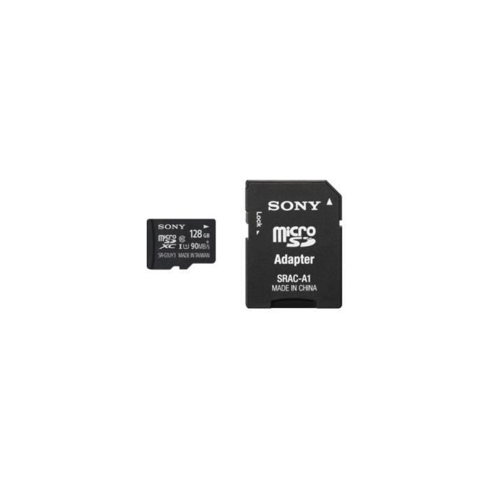 SONY Carte microSDXC SRG1UYA - 128 Go