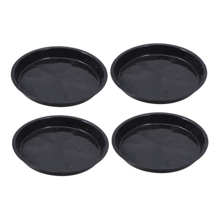 10 pcs ronde succulente plateau de planteur épaissir pot en soucoupe Bonsaï Mini bac à pots de fleurs OBJET DECORATIF