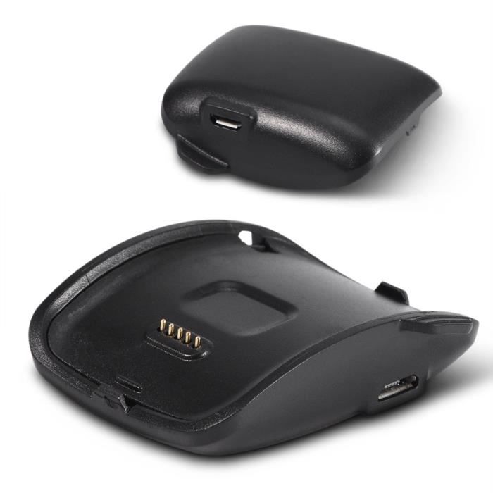 DOCK DE RECHARGE POUR MONTRE CONNECTEE(Plastique )-noir -Samsung Gear Fit R750 montre intelligente base de charge-XIU