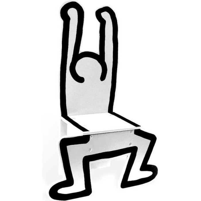 Poufs fauteuils et chaises - Chaise blanche Keith Haring - Vilac - Jeux et jouets