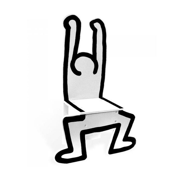 Poufs fauteuils et chaises - Chaise blanche Keith Haring - Vilac - Jeux et jouets