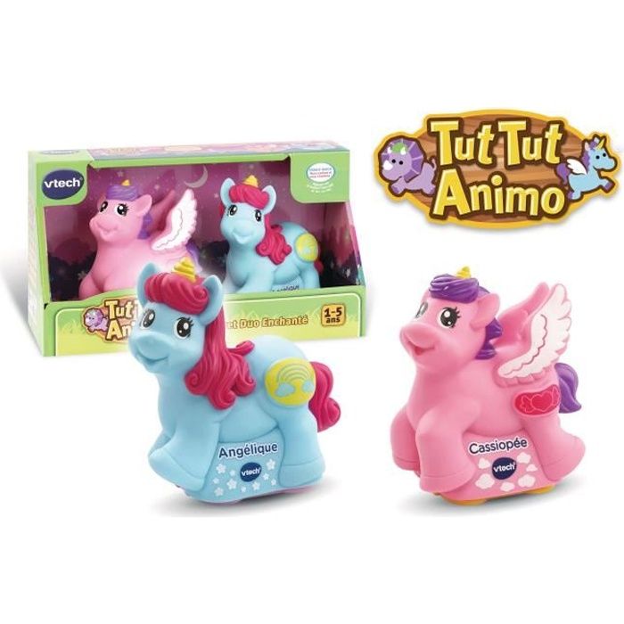 VTECH - Tut Tut Animo - Coffret Duo Enchanté (2 Licornes : Magique et Ailée)