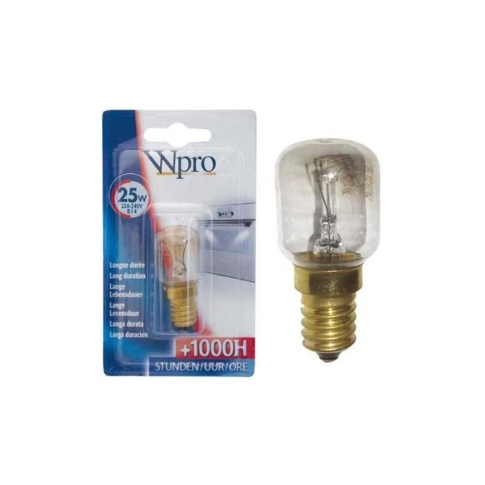 AMPOULE FOUR E14 T25 - 25W - 220V LONGUEUR 55MM X DIAM 23MM 5315727 - * 50288142008 48191348815 - BVMPièces
