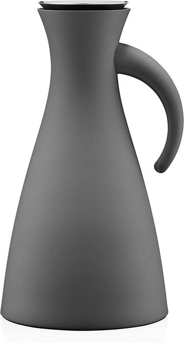 Carafe Isotherme - BUGATTI - THERMOS - 1L - Gris Mat - Anti-goutte en Acier Inoxydable