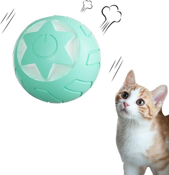 Meilleurs prix pour Jouet Balle per Chat, Jouet Automatique interactif Balle pour Chats Chien, Jeux Powerball Divertisement & Stimulation, Jouet Chat