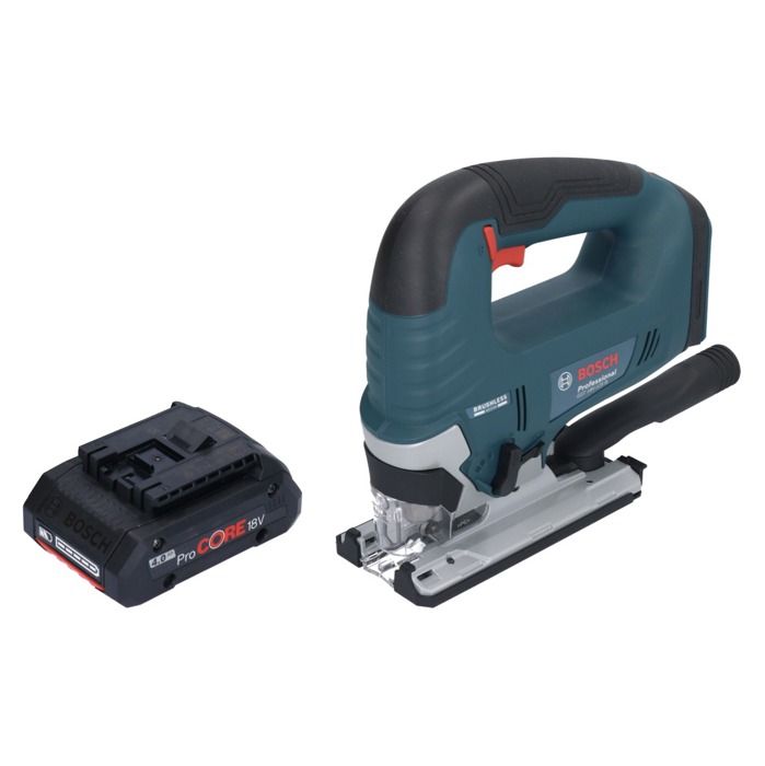 Bosch GST 18V 125 B Professional Scie sauteuse sans fil 18 V 125 mm Brushless + 1x batterie ProCORE 4 0 Ah sans chargeur