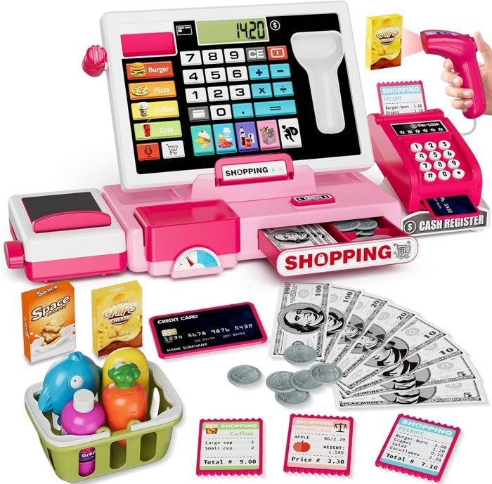 2025 Caisse Enregistreuse eois avec Scanner Calculatrice Jouet Enfant 3
