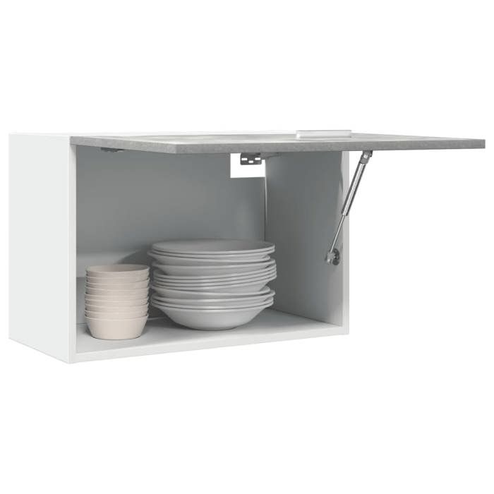 vidaXL Armoire suspendue Lyon Gris béton 60 x 31 x 40 cm Bois dingénierie 856115
