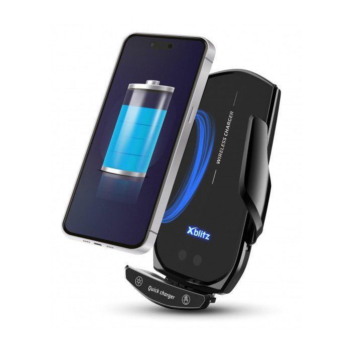 Support de voiture - XBLITZ - FX5 EXCLUSIVE - Noir - Rotation 360° - Pour smartphone/tablette