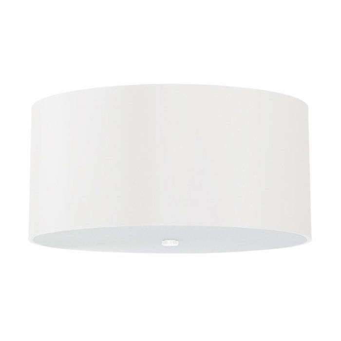 Plafonnier en Tissu/verre/acier - NOCTIS - Blanc - IP20 - Max 15W LED - E27 - Style Minimaliste Plafonnier en Tissu/verre/acier - NOCTIS - Blanc - IP20 - Max 15W LED - E27 - Style Minimaliste
