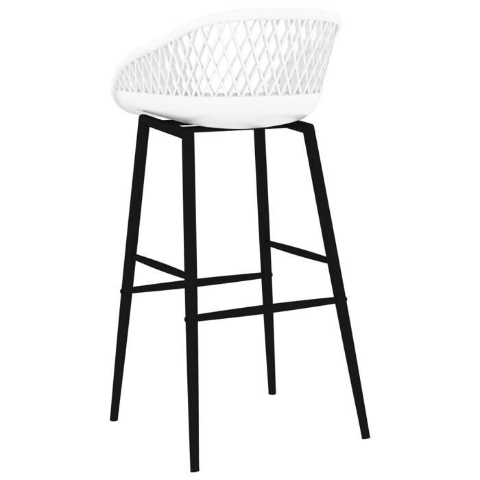 TOP 2026 Chaises de bar lot de 2 - pour Adulte/enfant - blanc - 48x47.5x95.5 cm TT623