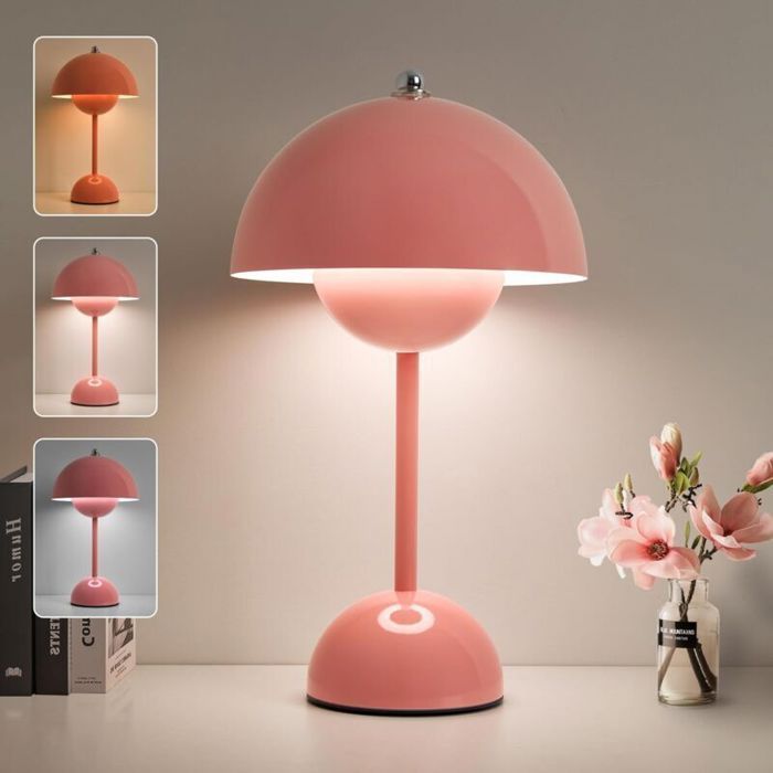 Lampe de bureau LED - MICH - 3 couleurs - Tactile - Intensité variable - Rechargeable - Portable - Protection des yeux