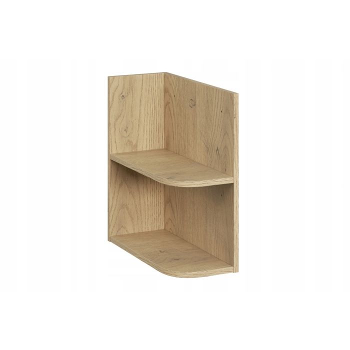Caisson d’angle ouvert pour meuble de salle de bains DALIA chêne cremona – 20 cm
