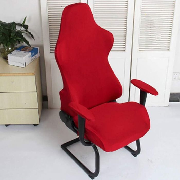 Housses de chaise protectrices pour sièges dordinateur amovibles Gaming Office Décoration élastique polyester lavable Fauteuil dou Housses de chaise protectrices pour sièges dordinateur amovibles Gaming Office Décoration élastique polyester lavable Fauteuil dou