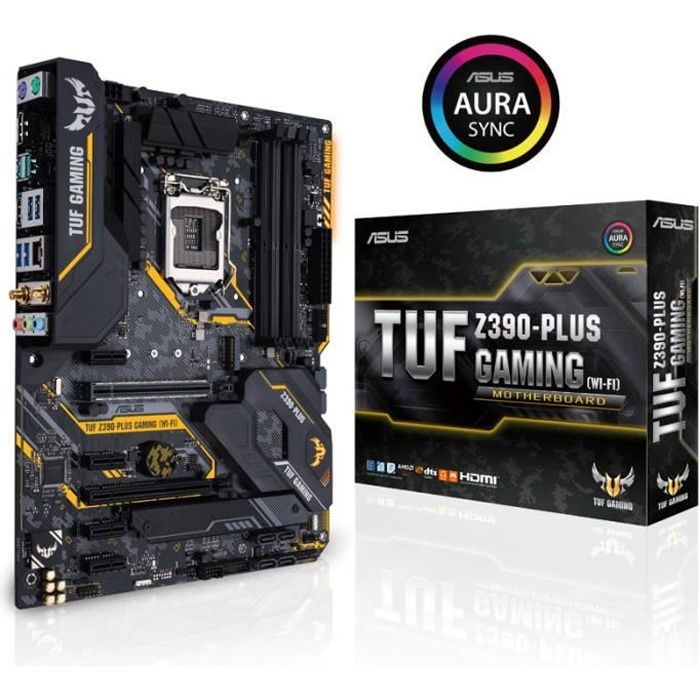 Carte mere ASUS TUF Z390-PLUS Gaming Wi-Fi, Intel Z390 - Socket 1151