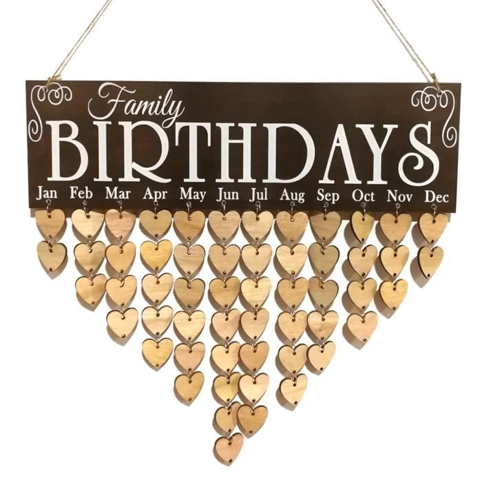 Anniversaires Bois Bricolage Calendrier Suspension Plaque Conseil Famille Anniversaire Rappel Maison Deco Achat Vente Calendrier Ephemeride Anniversaires Bois Bricolag Cdiscount Anniversaires Bois Bricolage Calendrier Suspension Plaque Conseil Famille Anniversaire Rappel Maison Deco Achat Vente Calendrier Ephemeride Anniversaires Bois Bricolag Cdiscount