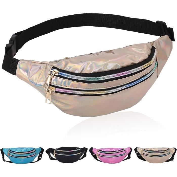 Sac Banane Holographique,Sac Banane En Cuir Pu,Sac Banane N?�on Imperm?�able,Sac De Ceinture De 