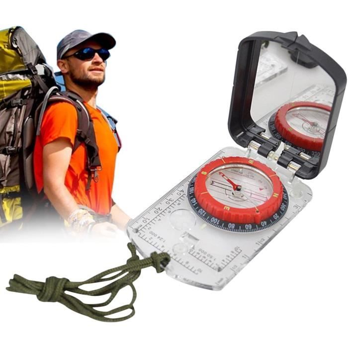 BBTO Lot De 100 Mini Boussoles De Survie En Plein Air Camping Randonnée Boussole De Poche Remplie De Liquide Mini Boussole Pour Bracelet Paracorde Collier Porte-clés